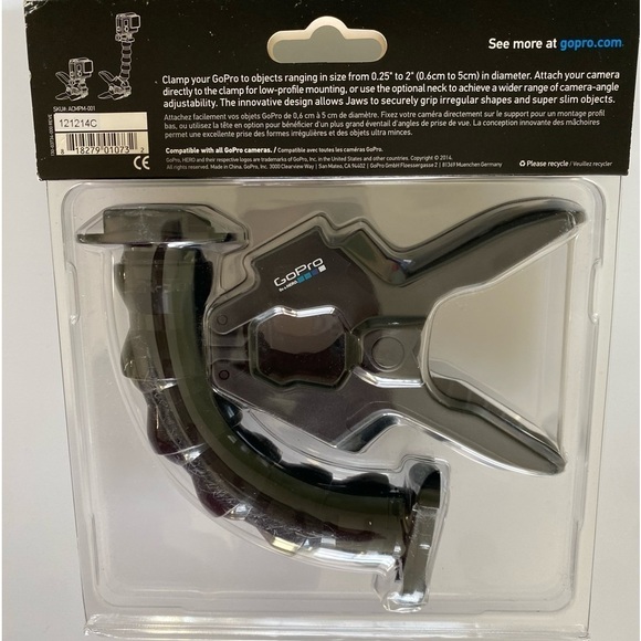 GoPro Jaws Flex Clamp Camera Mount New In Box - Picture 2 of 2